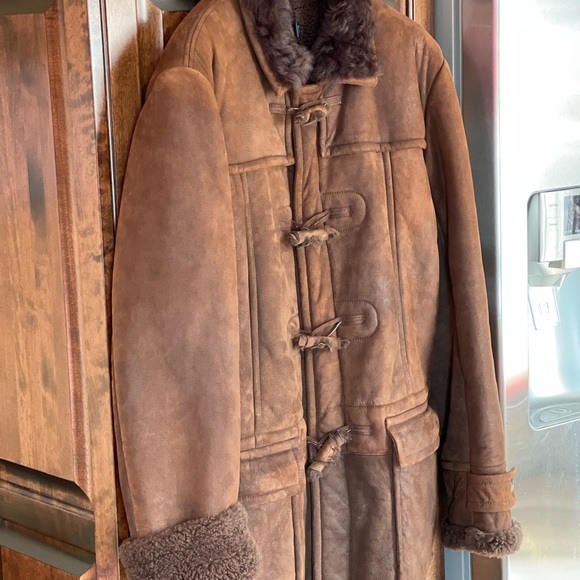 YVES SAINT LAURENT sheep skin winter coat. - Picture 6 of 11